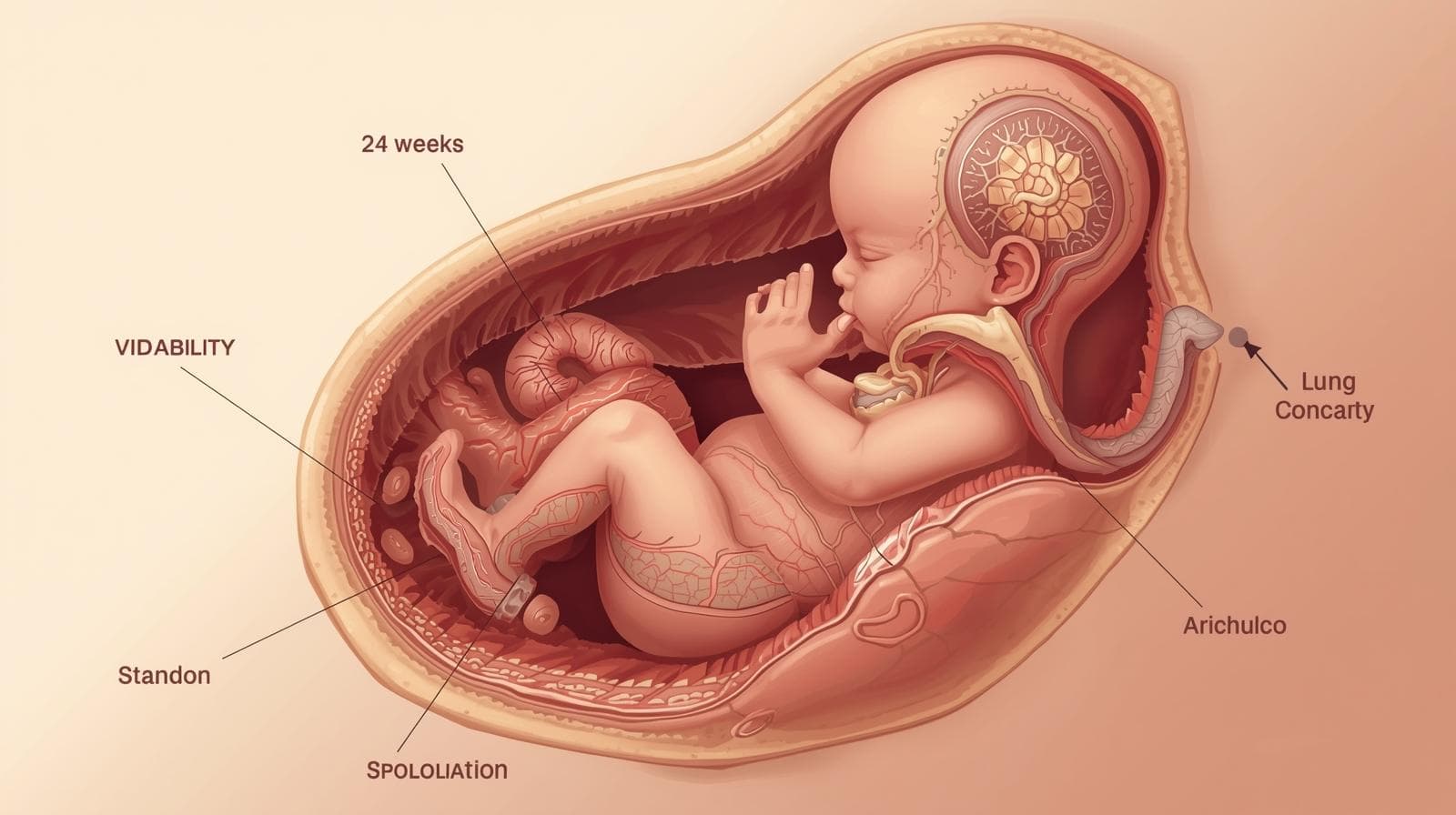 Pregnancy Week 24: Viability Milestone and Advanced Lung Development