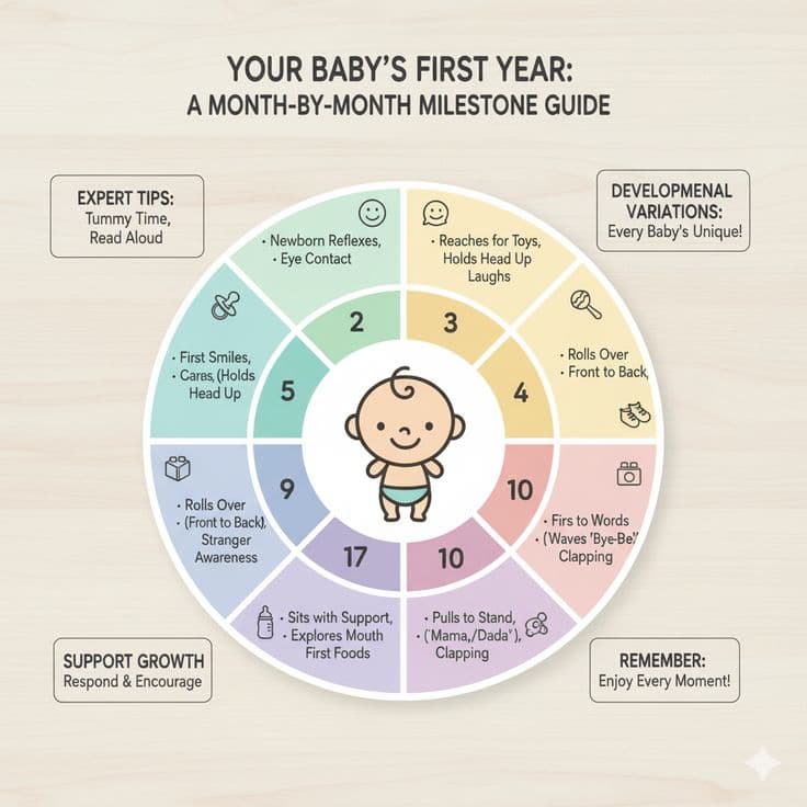 Visual Inspiration:  Understanding Your Baby's First Year Development