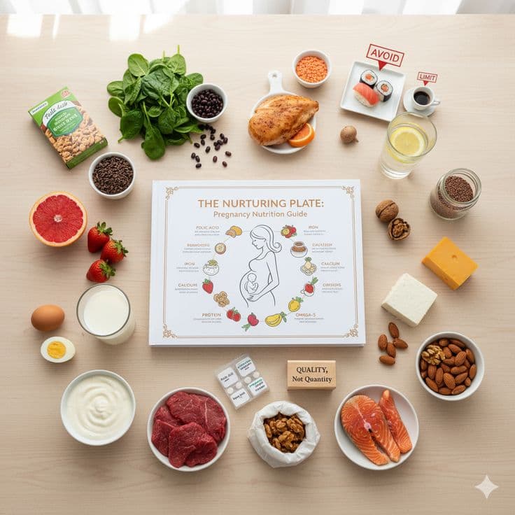 Visual Inspiration: Proper nutrition during pregnancy