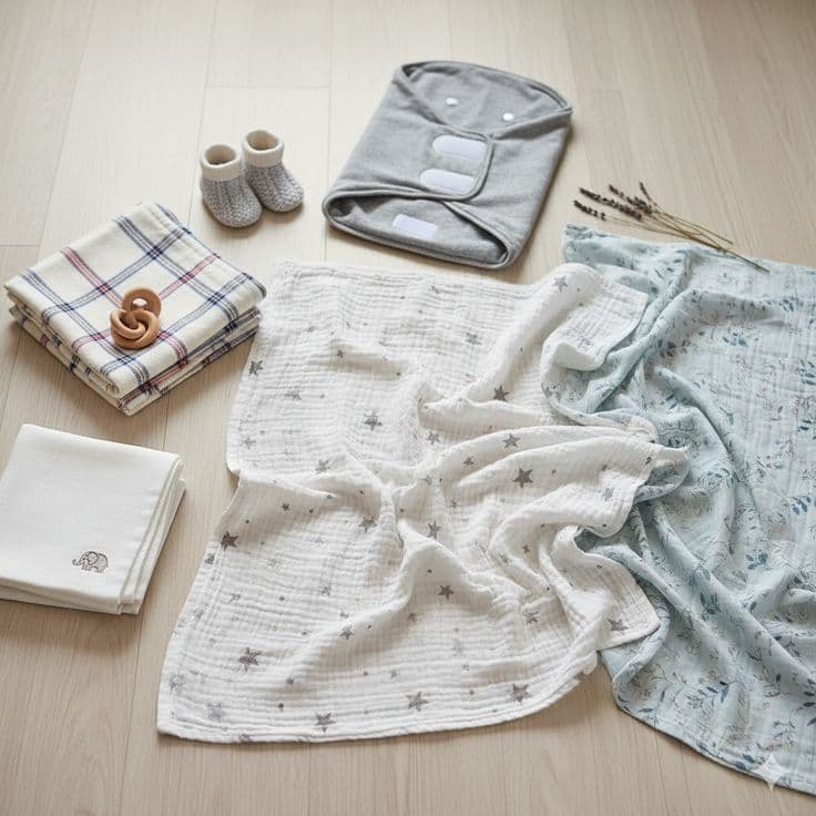 Visual Inspiration: Choosing the Right Swaddling Blankets